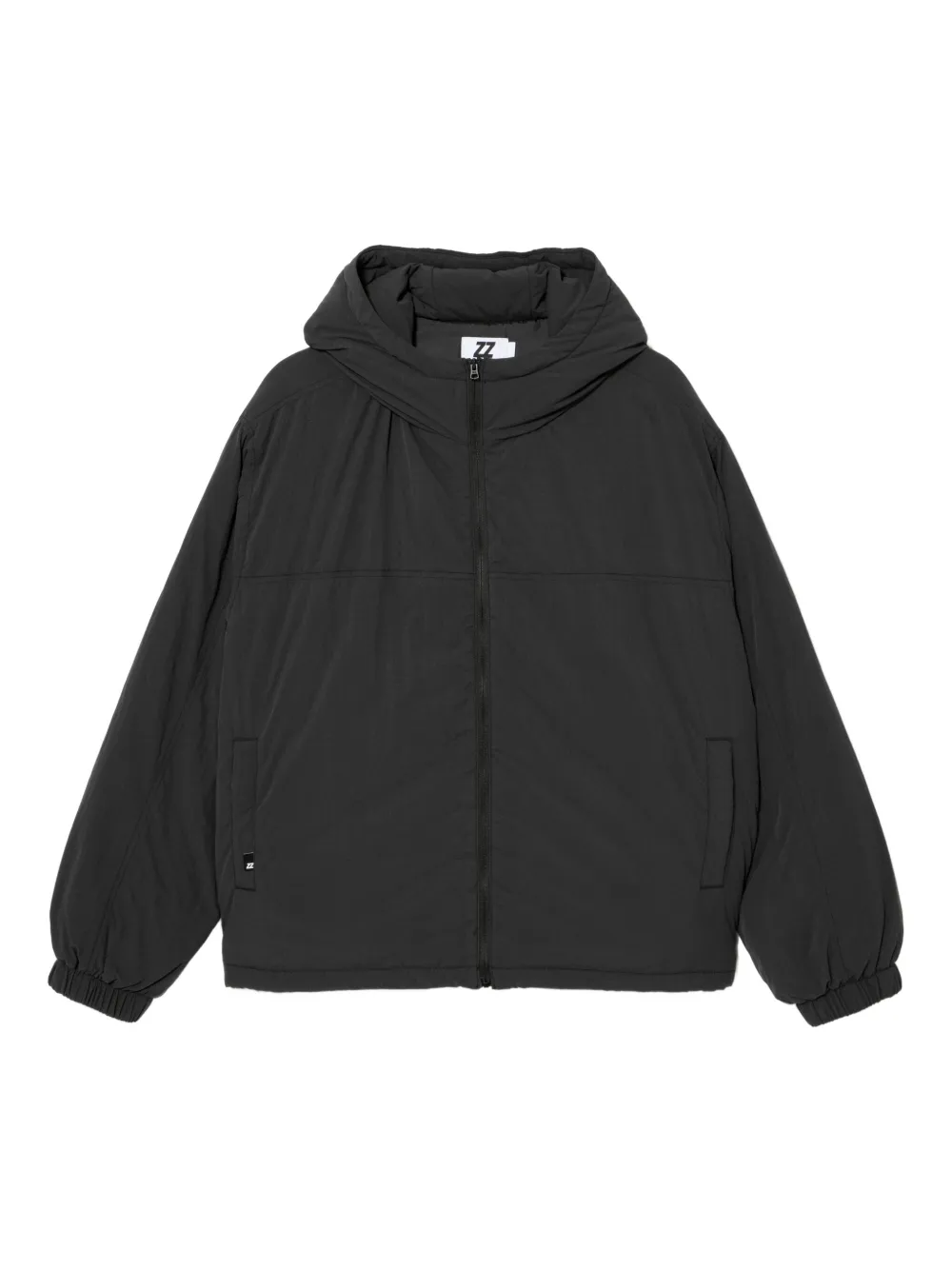 izzue chamarra con parche del logo | negro | Image 1