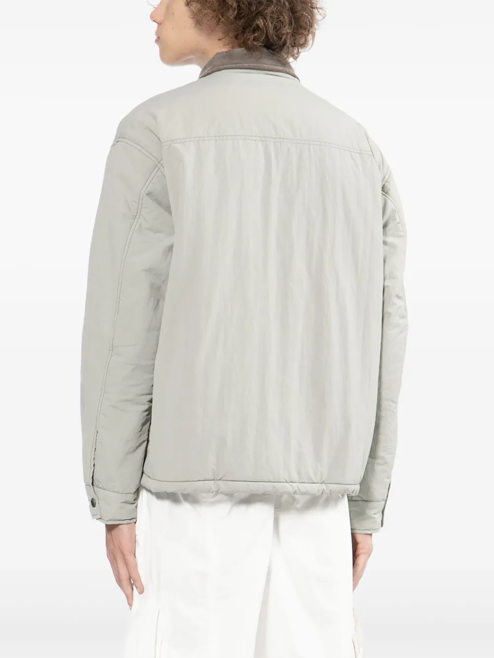 CHOCOOLATE Shirtjack met logopatch Grijs