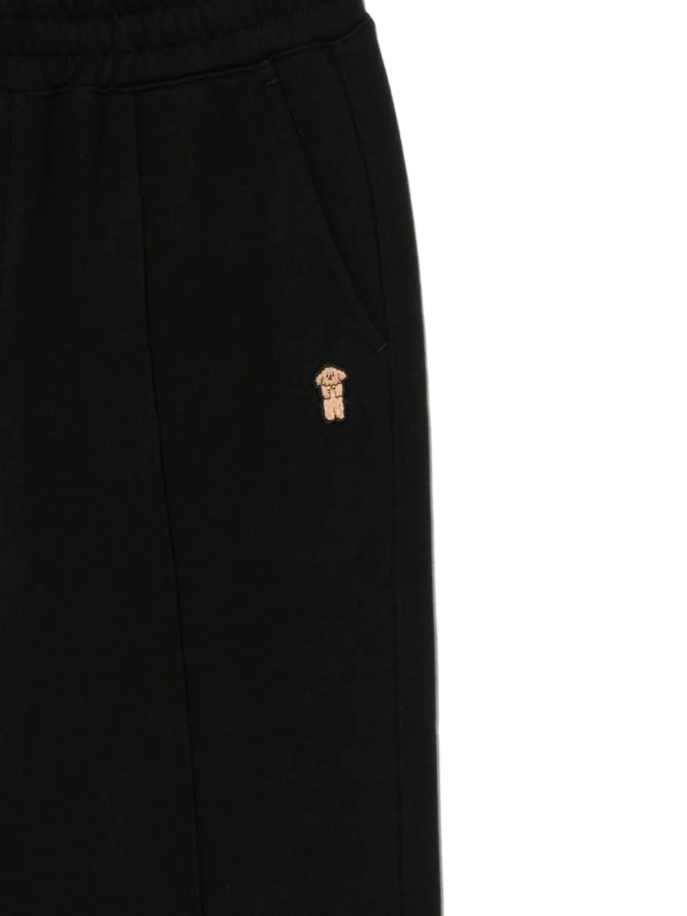 Chocoolate Hose Mit Welpen-stickerei In Black