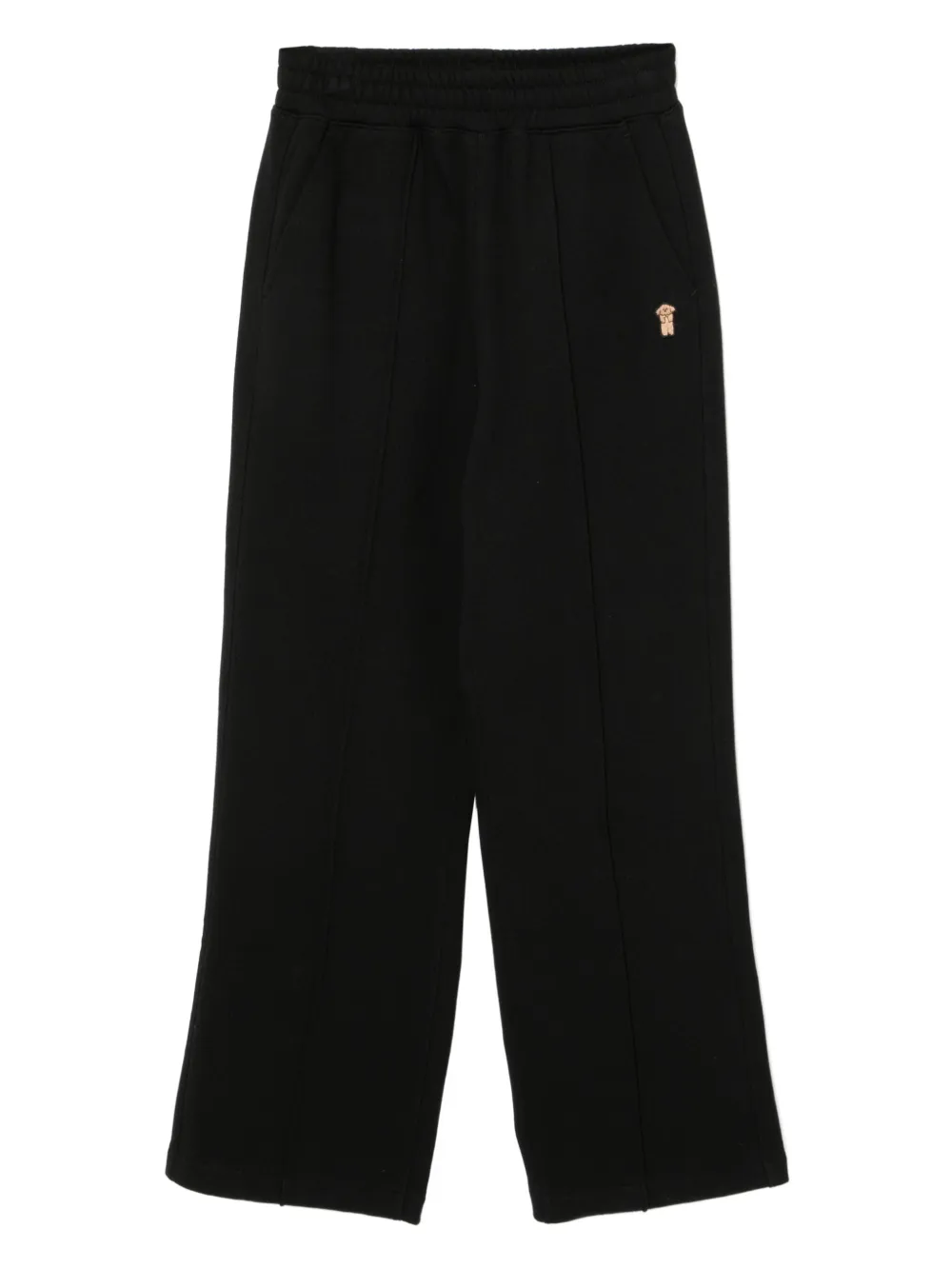 CHOCOOLATE pantalon à broderie chiot | noir | Image 1