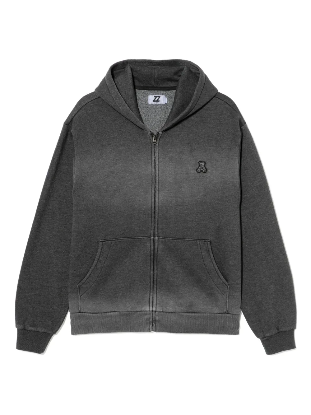 izzue hoodie con bordado de oso | gris | Image 1