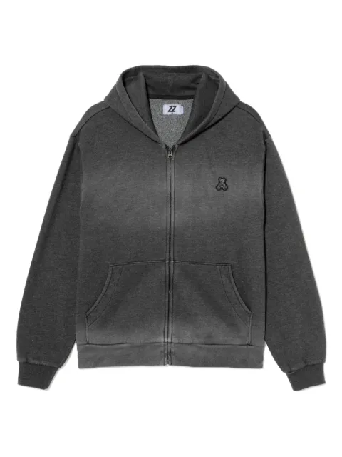 izzue bear-embroidered hoodie