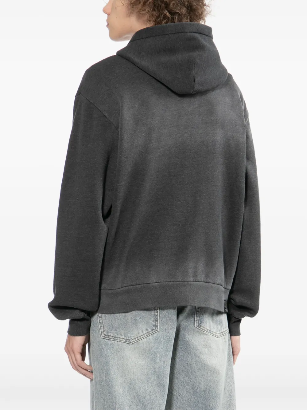 izzue Hoodie met borduurwerk Grijs