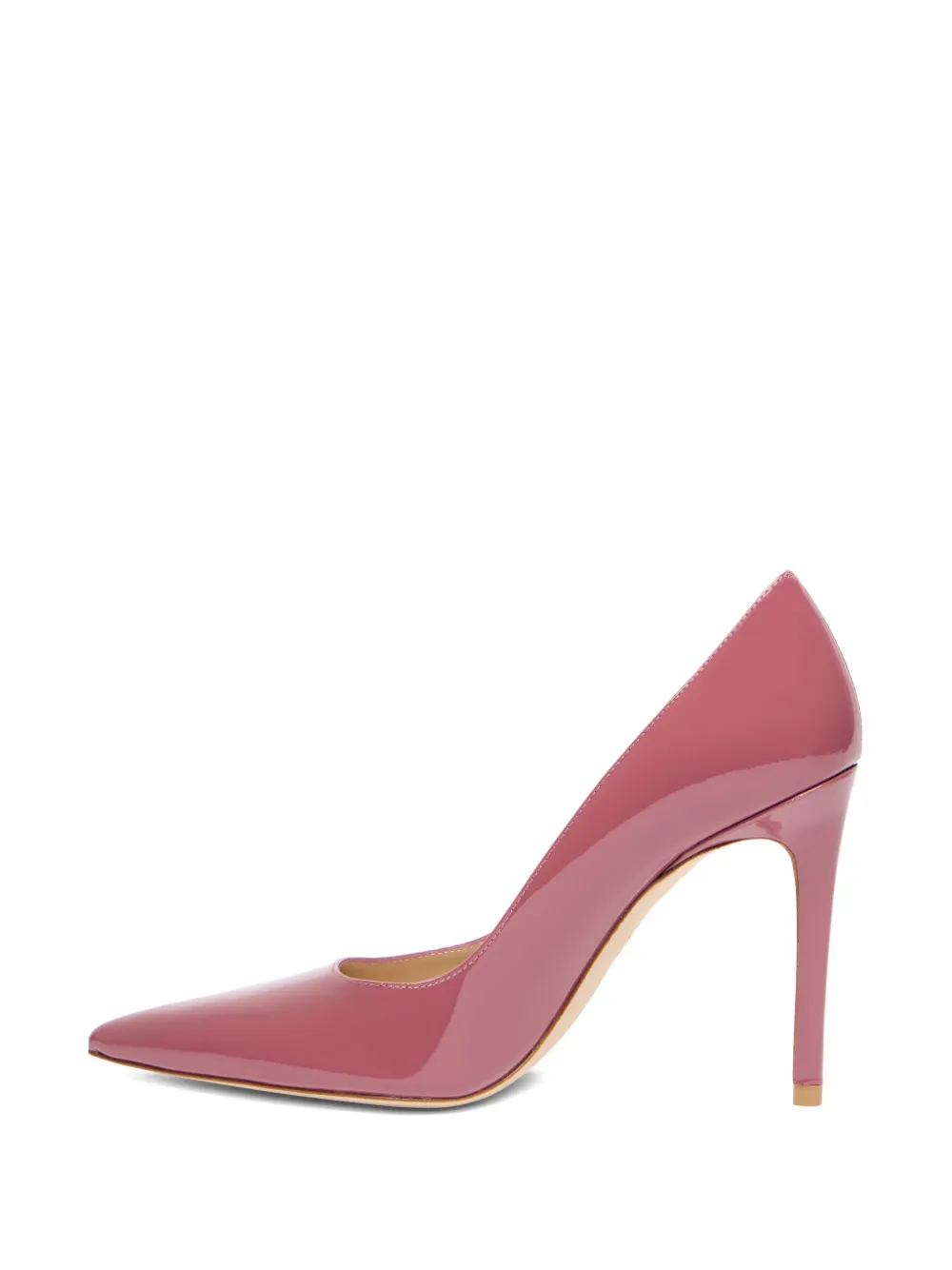 Stuart Weitzman 100 mm Stuart Power pumps met puntige neus Roze