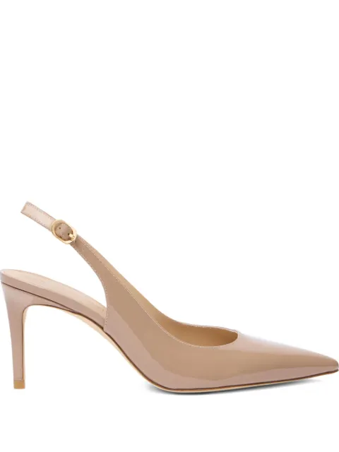 Stuart Weitzman 75mm Stuart Power pointed sling-back pumps