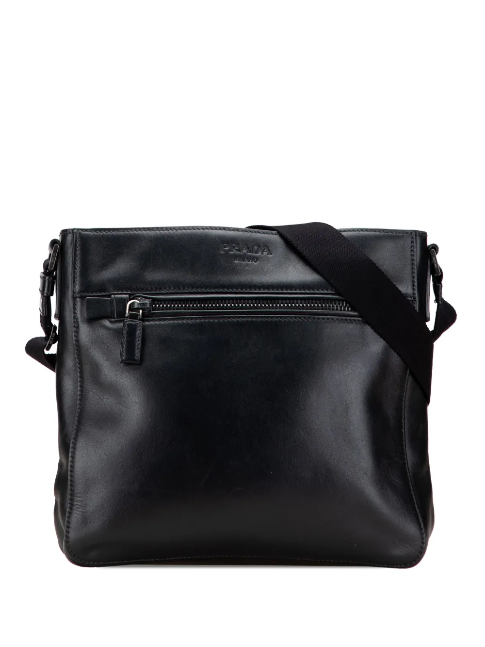 Prada Pre-Owned 2000-2025 Soft Calf crossbody bag - ブラック Prada Pre-Owned 2000-2025 Soft Calf crossbody bag - ブラック