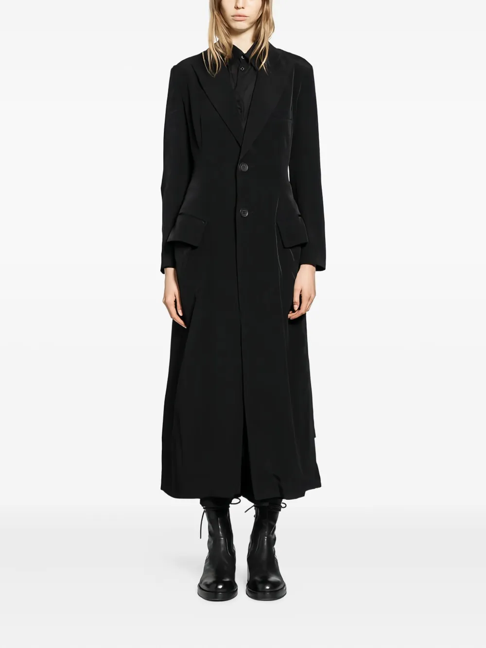 Yohji Yamamoto abrigo largo con agujetas | Abrigos con botones | Image 2