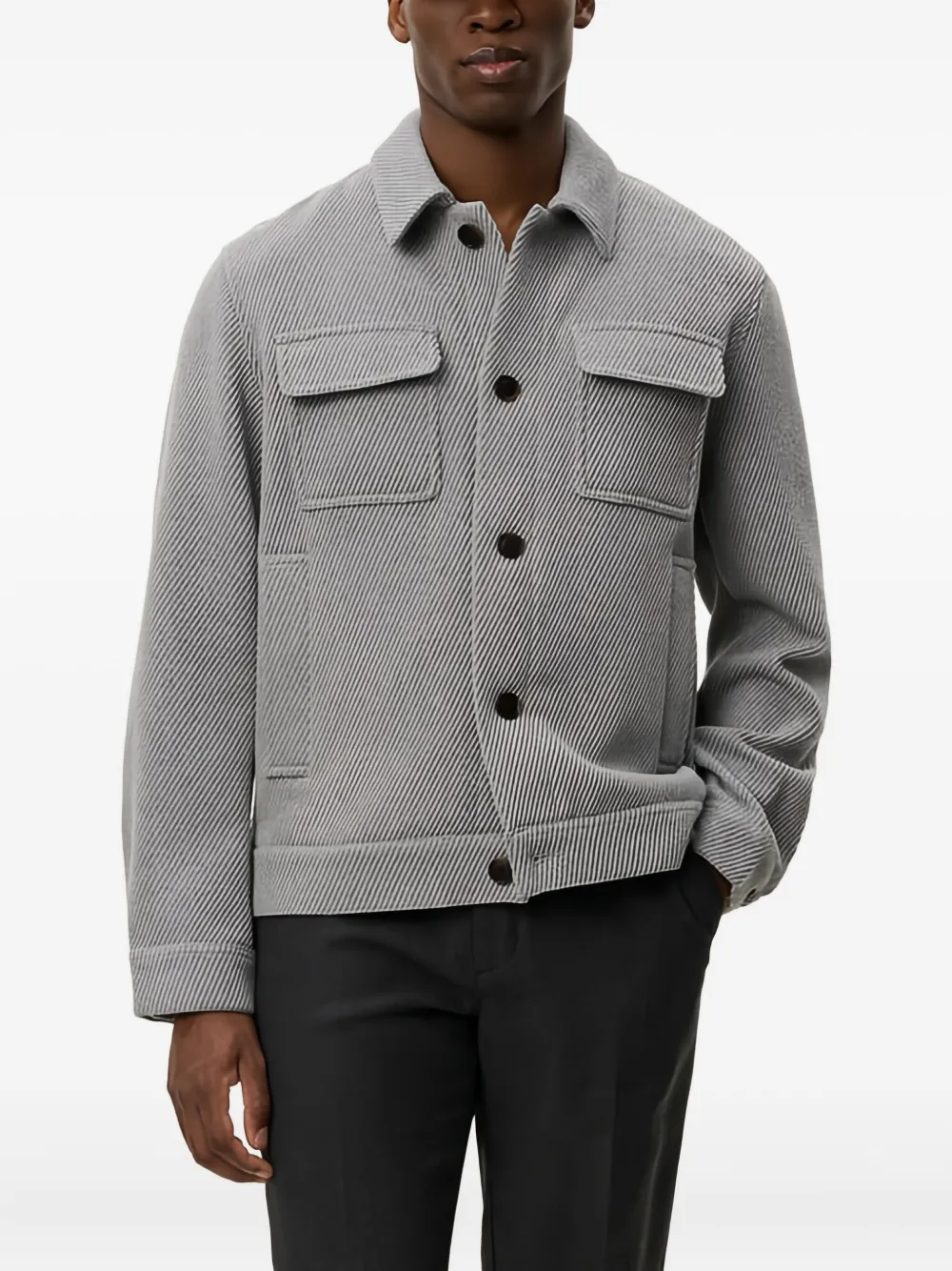 Les Deux Nash twill wool jacket | Shirt Jackets | Image 2