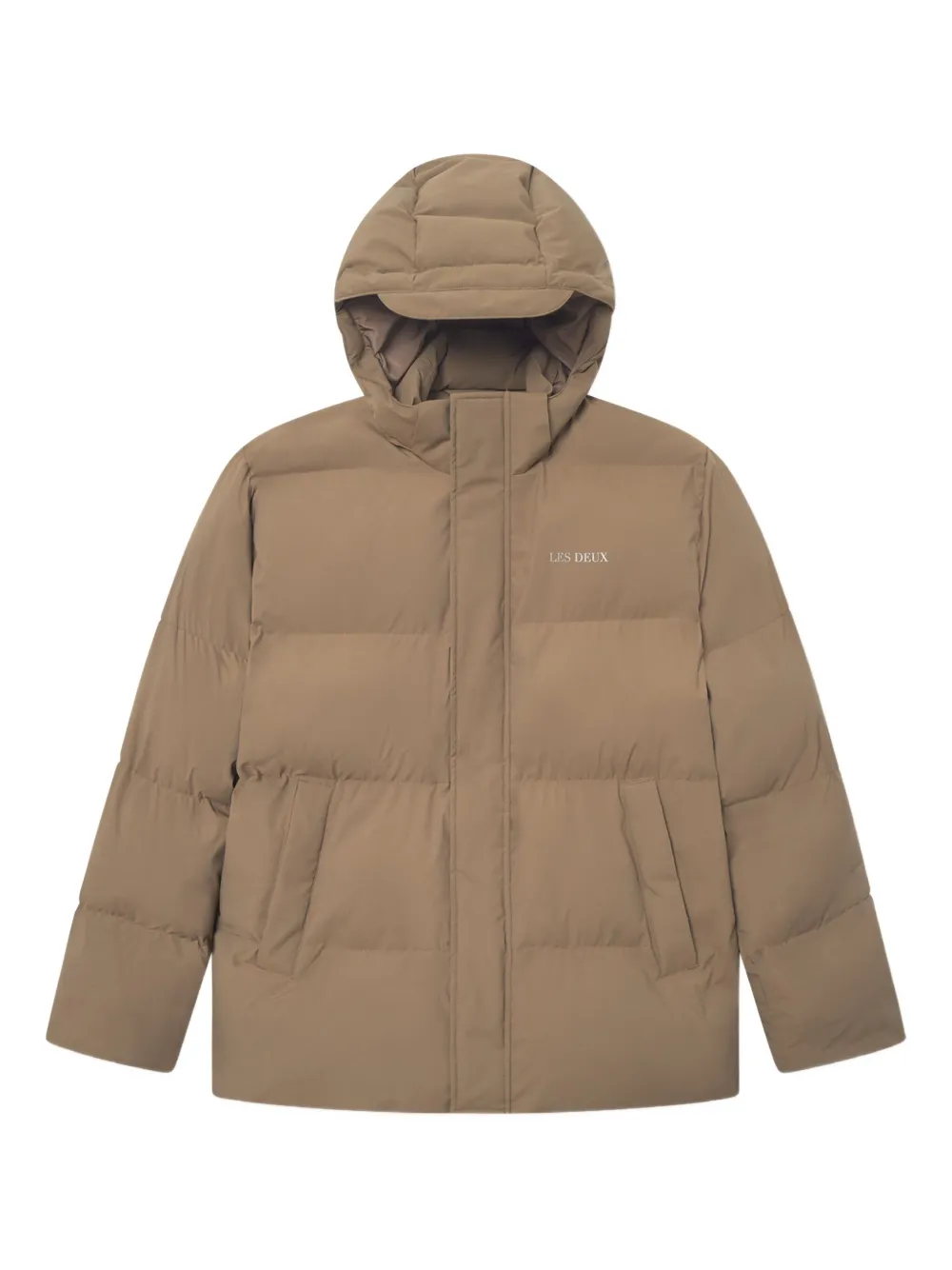 Les Deux Montreal Puffer Jacket In Brown