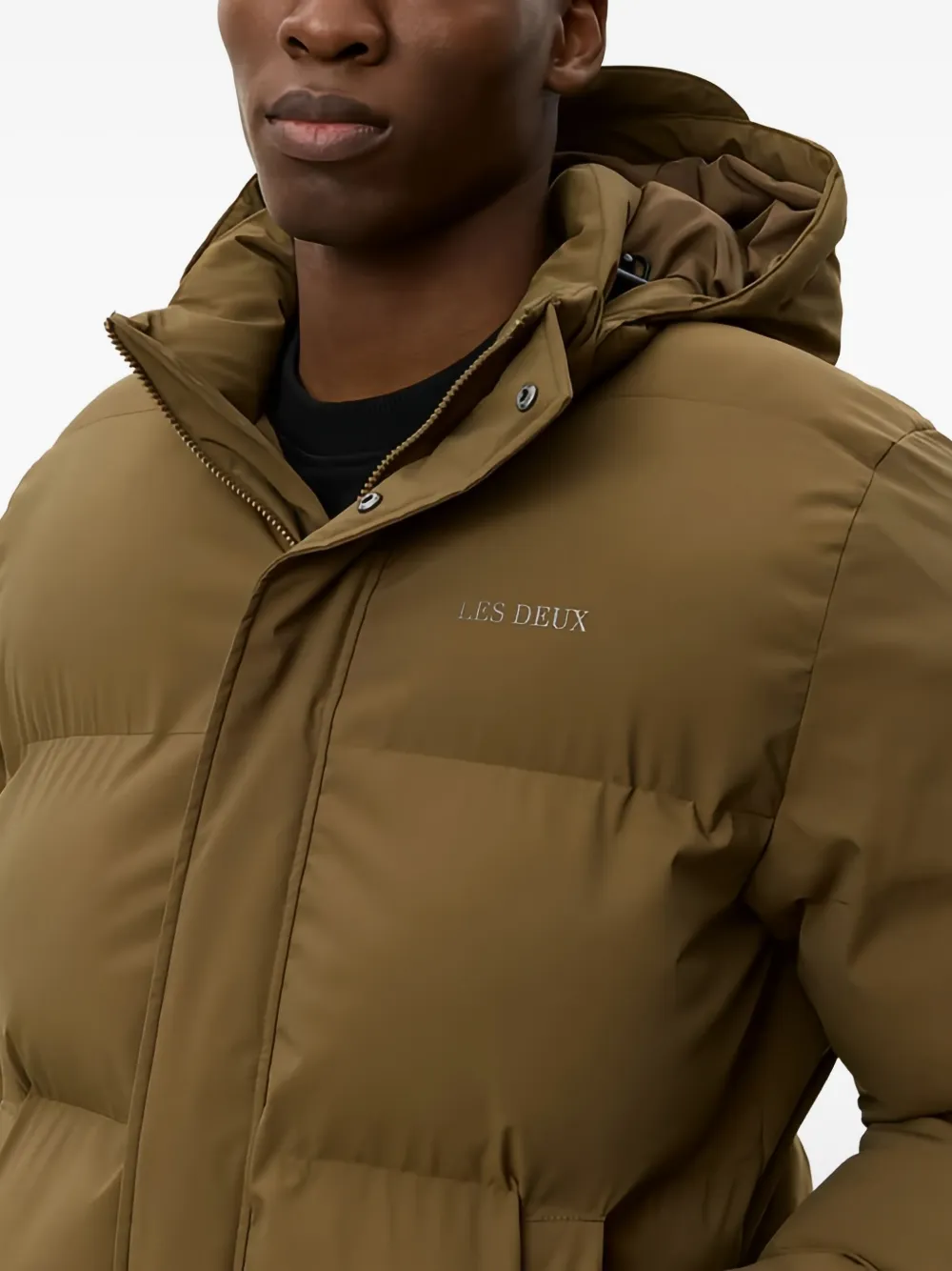 Les Deux Montreal Puffer Jacket In Brown