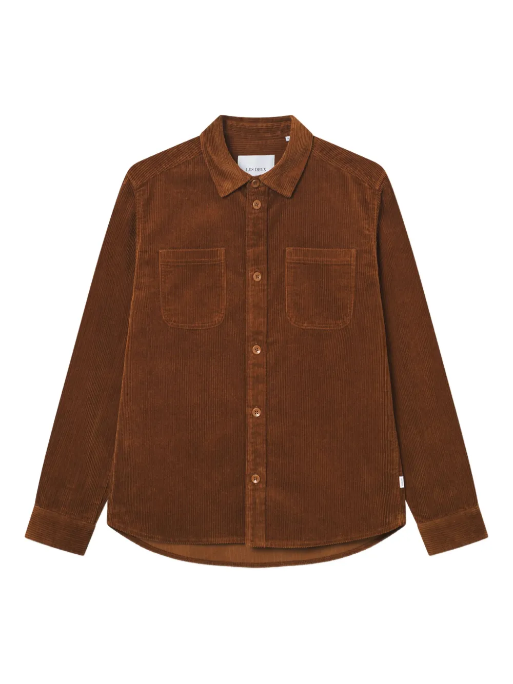 Les Deux Kody corduroy shirt | Brown | Image 1