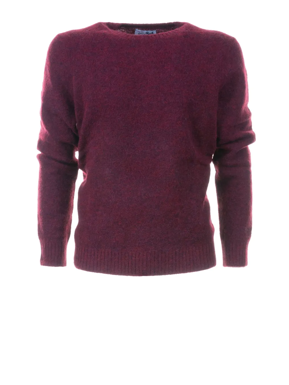 Mc2 Saint Barth Ribbed-trim Sweater In Purple