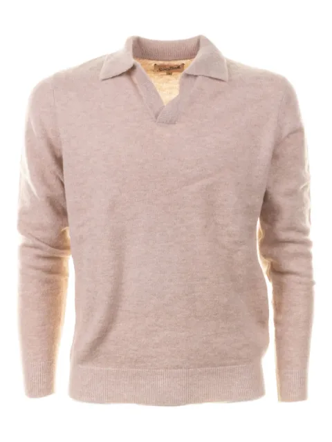 MC2 Saint Barth v-neck polo-collar sweater