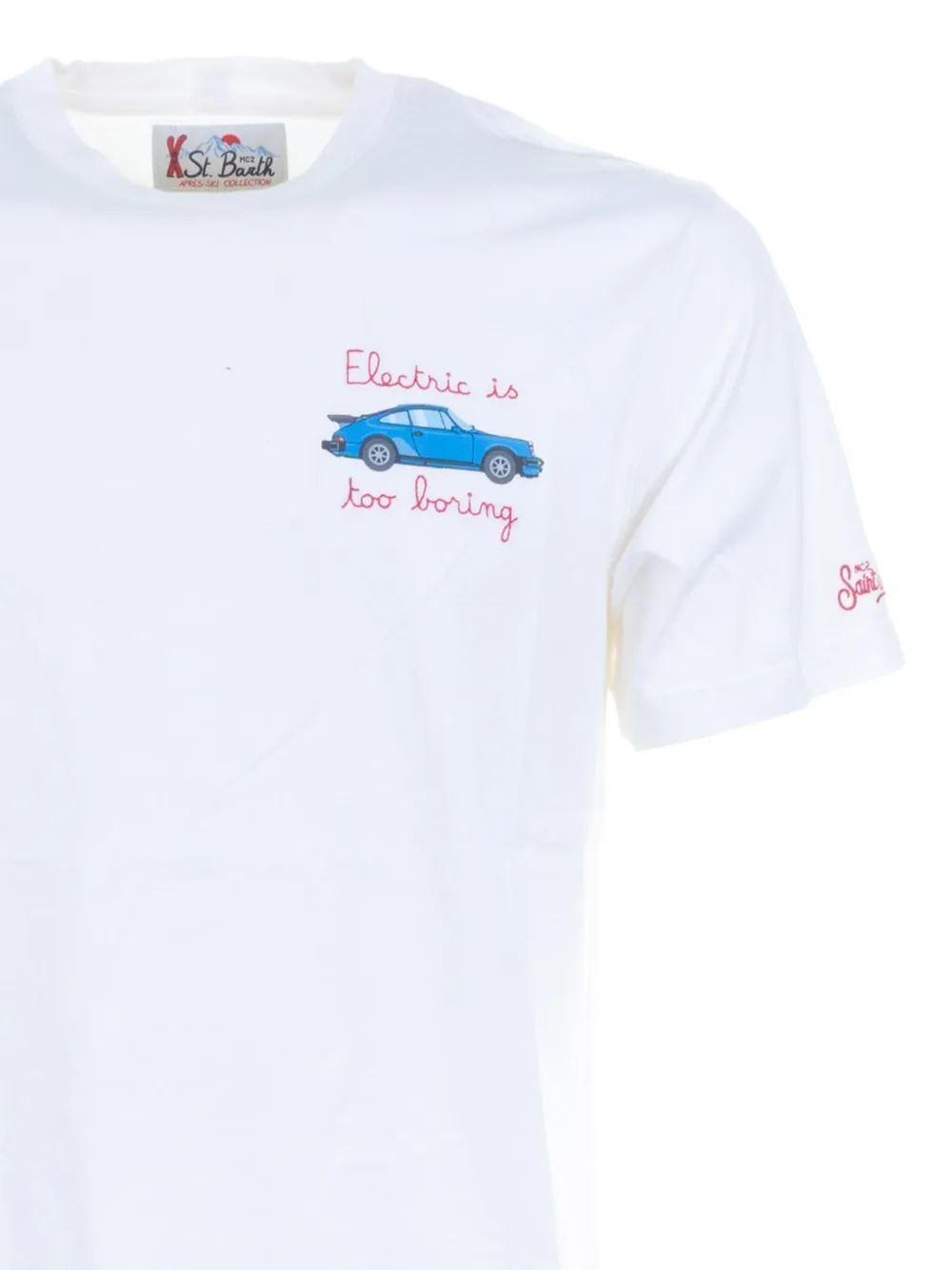 MC2 Saint Barth Electric is Too Boring T-shirt - Wit