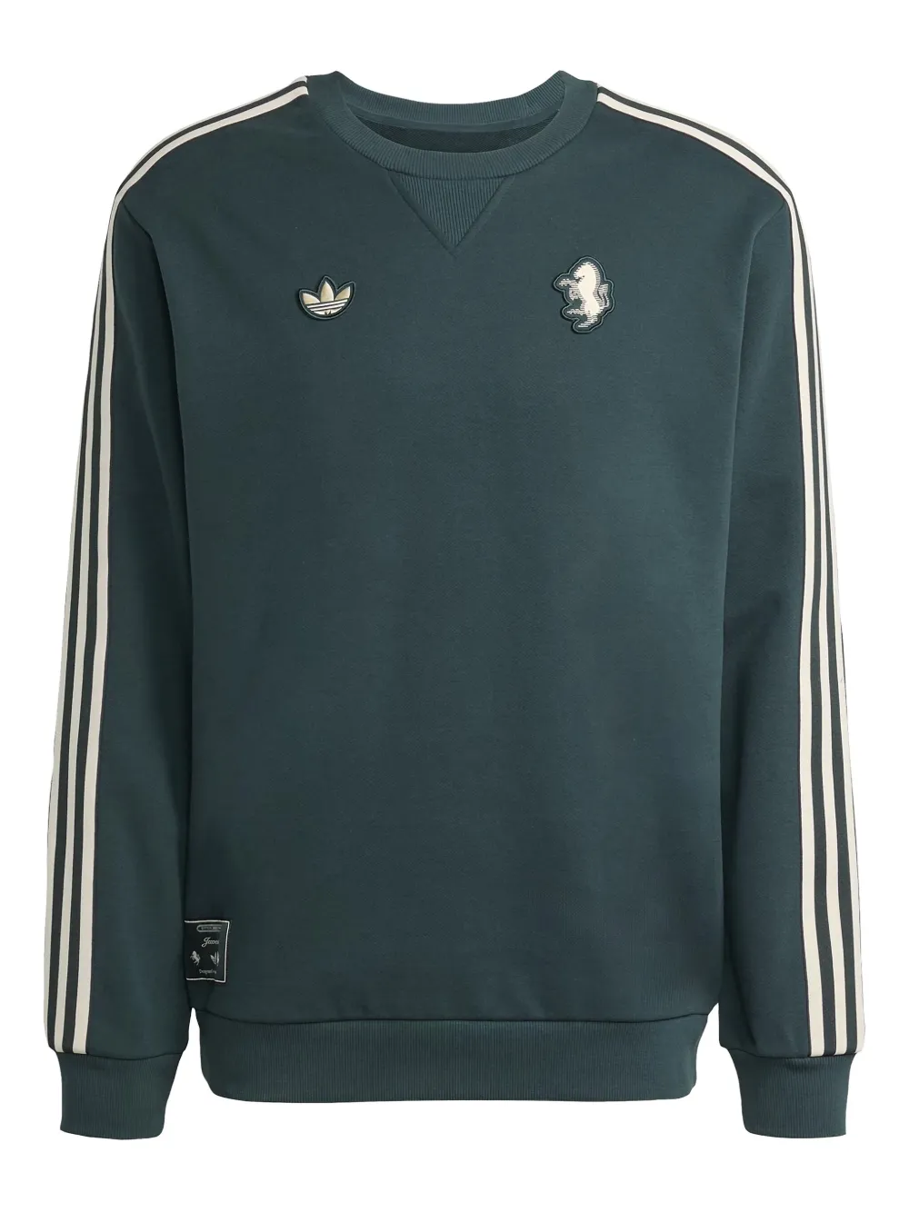 adidas side-stripe sweatshirt | Green | Image 1