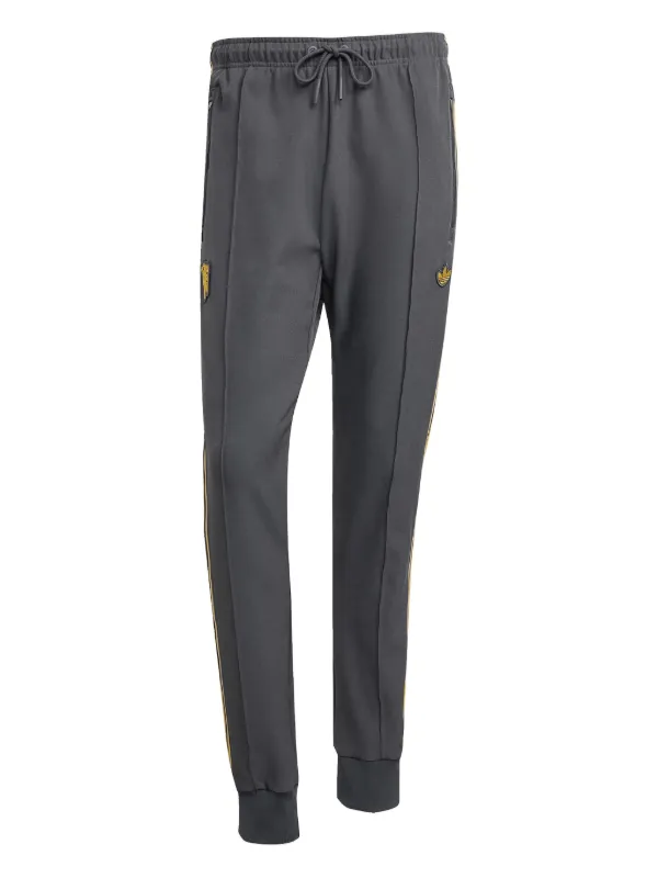 Adidas Pantalones De Chándal Con Rayas Laterales Gris FARFETCH ES