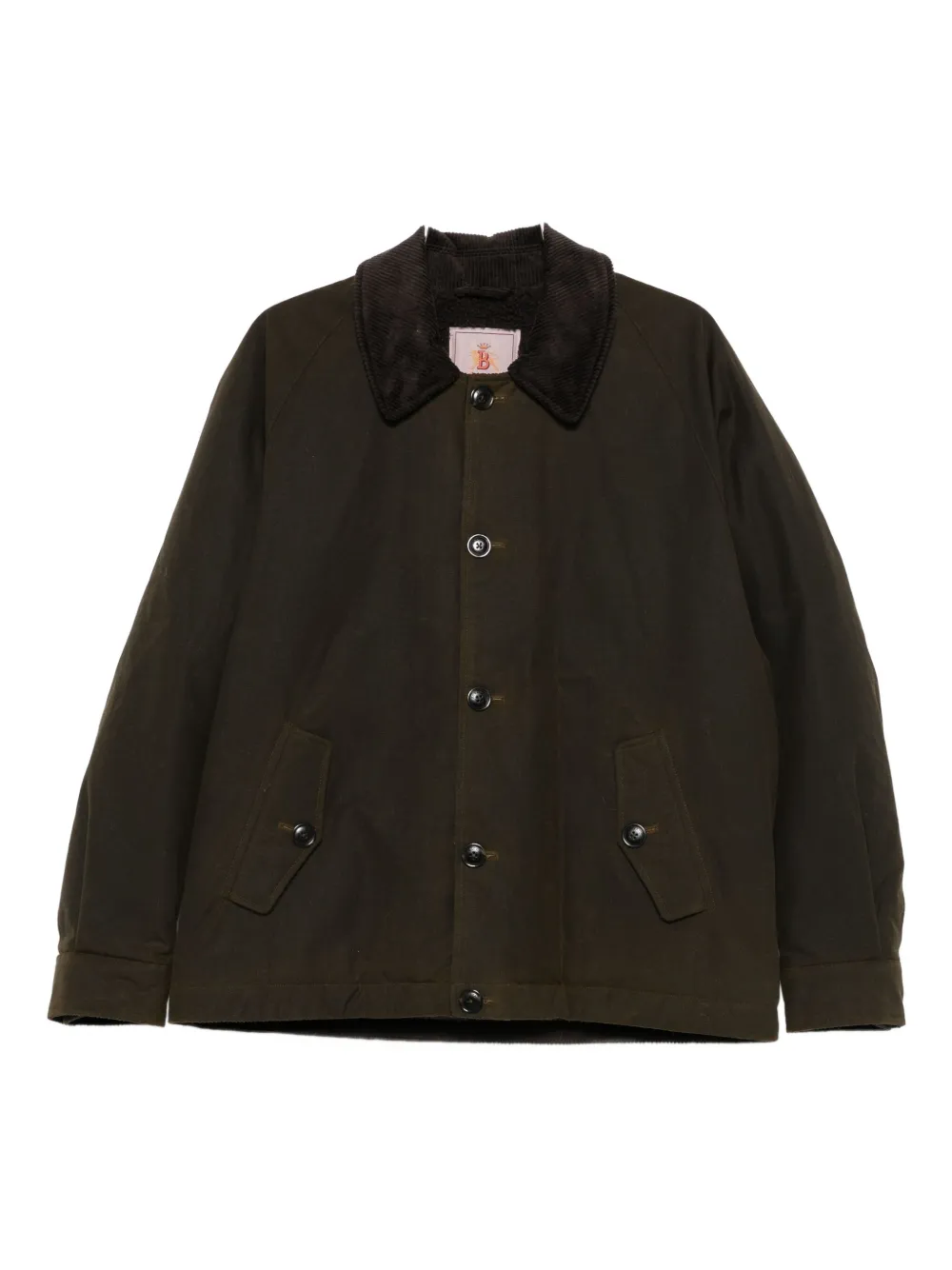 Baracuta corduroy-collar jacket | Brown | Image 1