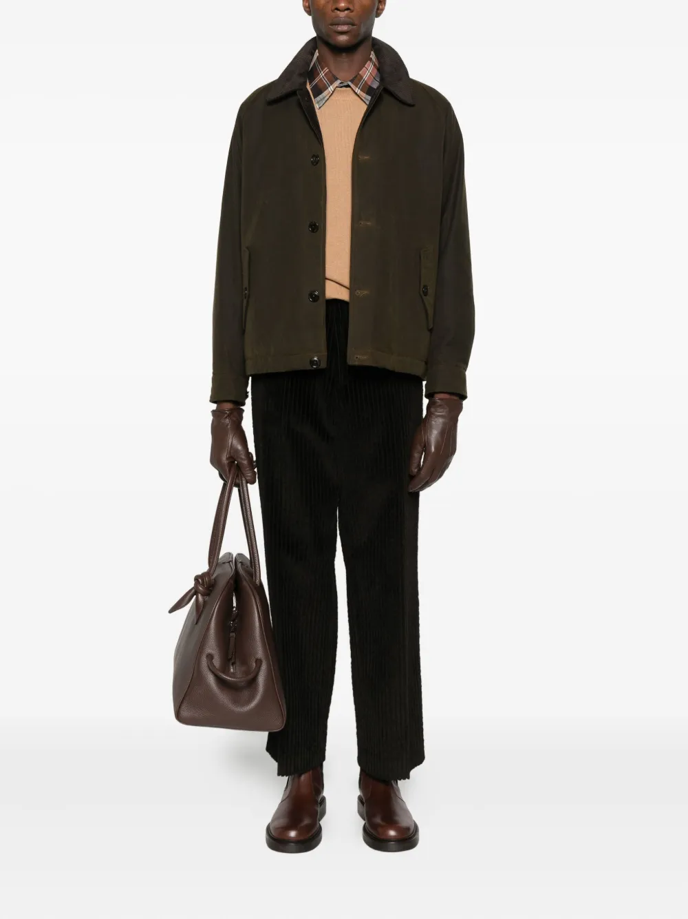 Baracuta corduroy-collar jacket | Shirt Jackets | Image 2