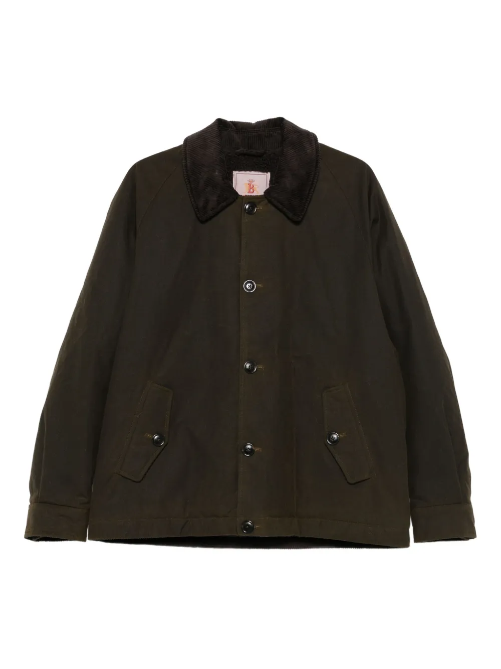 Baracuta chamarra con cuello de pana | marrón | Image 1