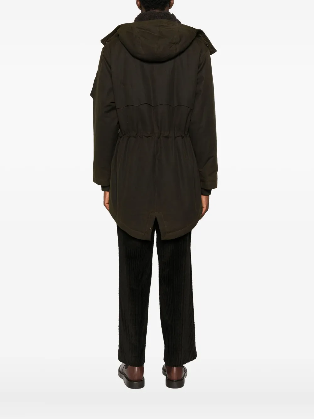 Baracuta Jack met ribfluwelen kraag Groen