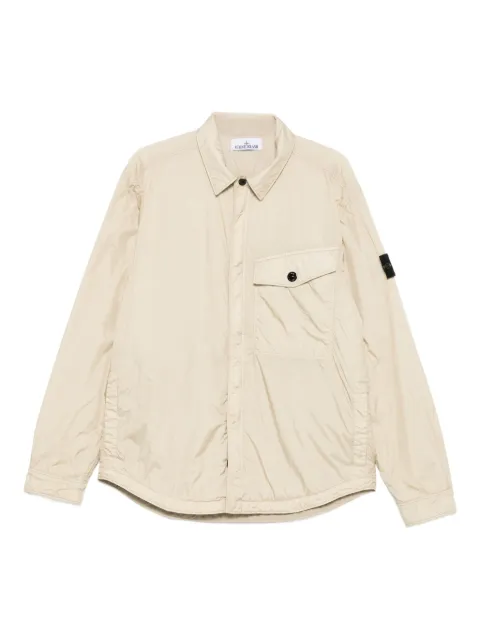 Stone Island buttoned flap-pocket shirt