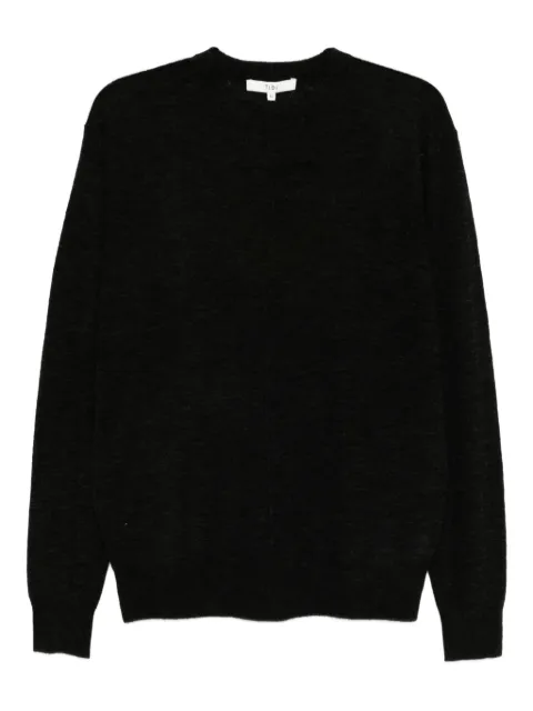 Tibi top con cuello redondo