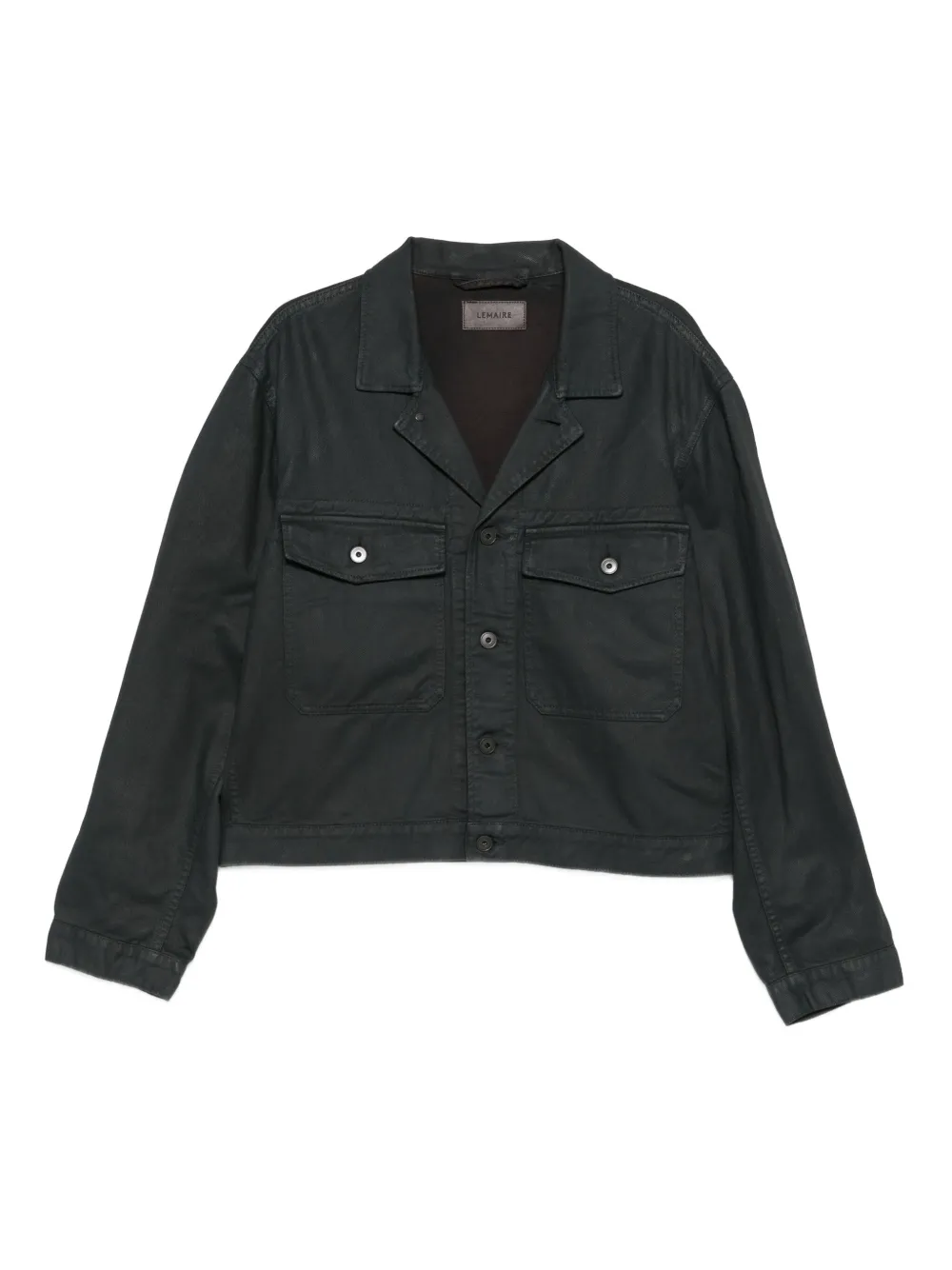 LEMAIRE sobrecamisa de algodón | negro | Image 1