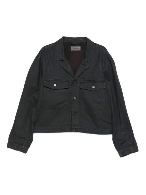 LEMAIRE シャツジャケット | ブラック | FARFETCH JP