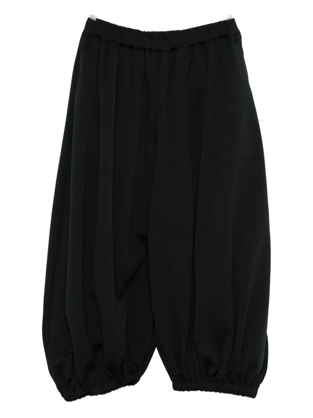 Comme Des Garçons Comme Des Garçons gathered-detail trousers | Black | Image 1