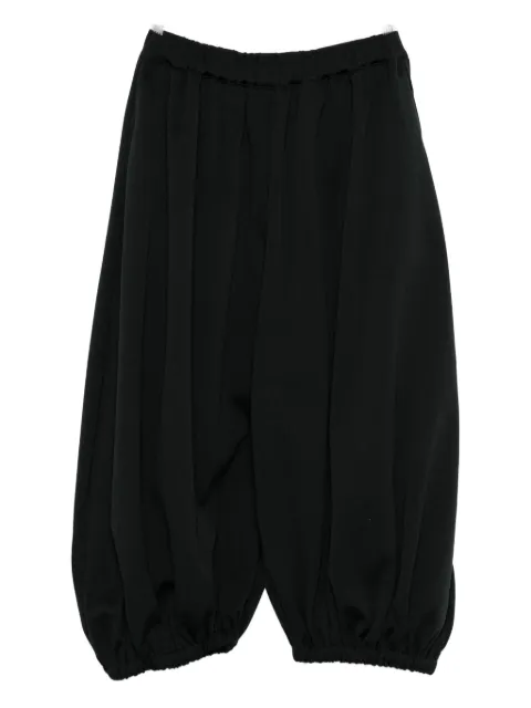 Comme Des Garçons Comme Des Garçons gathered-detail trousers