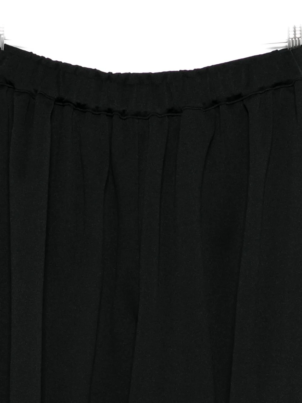 Comme Des Garçons Gathered-detail Trousers In Black