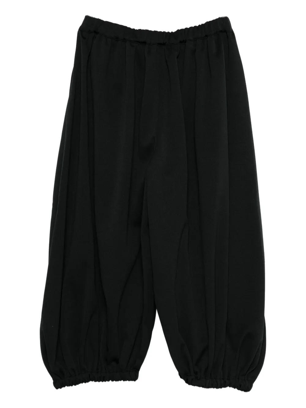 Comme Des Garçons Comme Des Garçons gathered-detail trousers | Tapered Pants | Image 2