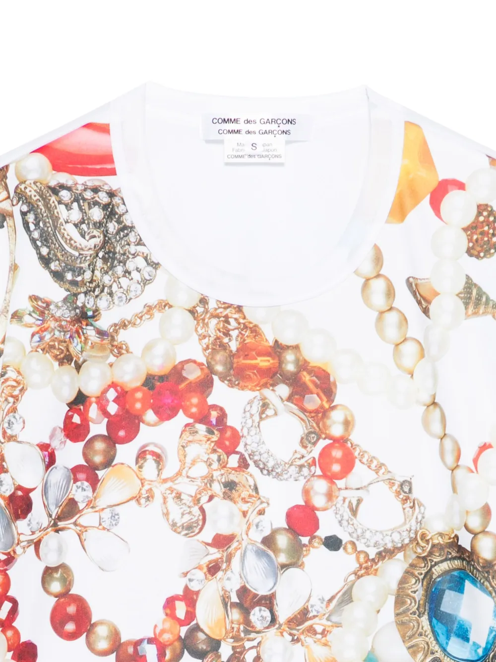 Comme Des Garçons Comme Des Garçons T-shirt met grafische print Wit