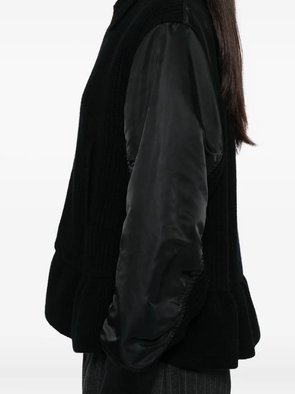 Undercover Logo-patch Jacket In Black