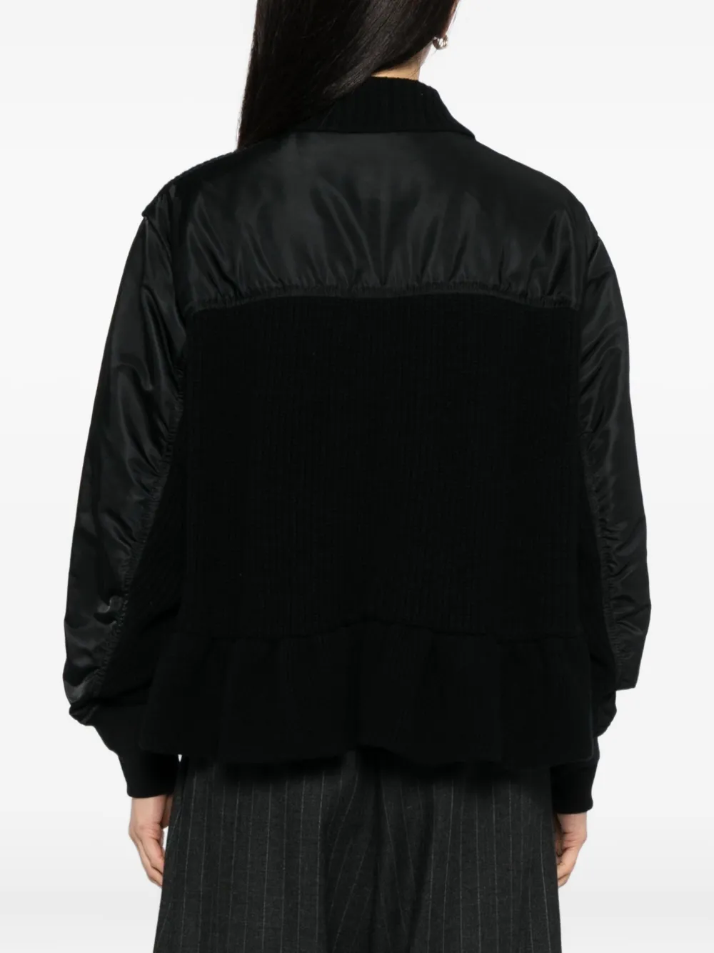 Undercover Logo-patch Jacket In Black