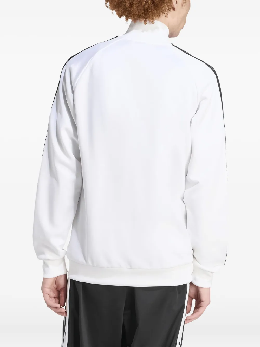 Adidas Originals The First Striped Sweatshirt In White