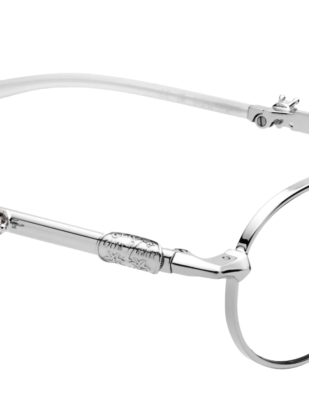 Gentle Monster Pico 02 bril met rond montuur Zilver