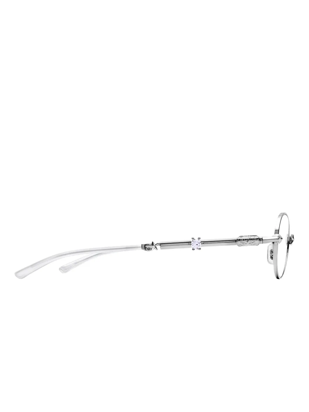 Gentle Monster Pico 02 bril met rond montuur Zilver