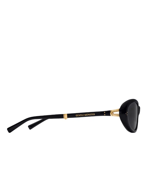 Gentle Monster Lolang 01 oval-frame Sunglasses | Black | FARFETCH