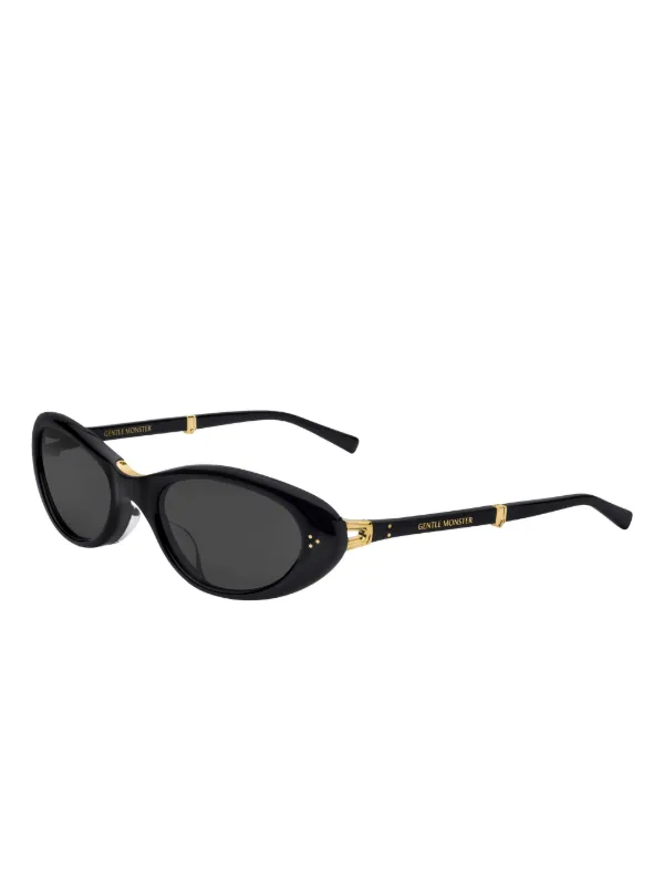 Gentle Monster Lolang 01 oval-frame Sunglasses | Black  display picture 1