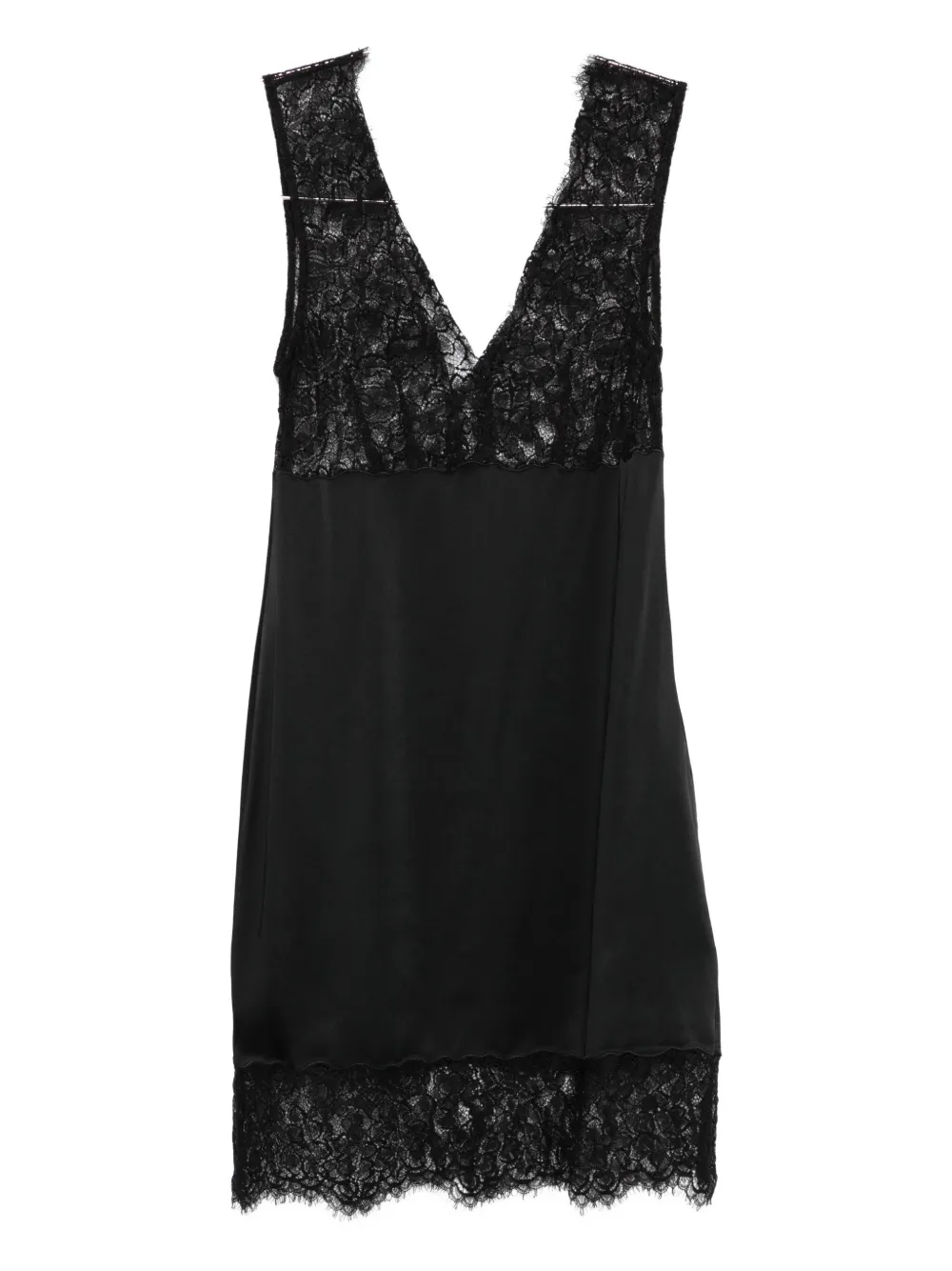 Marella V-neck lace dress | Black | Image 1