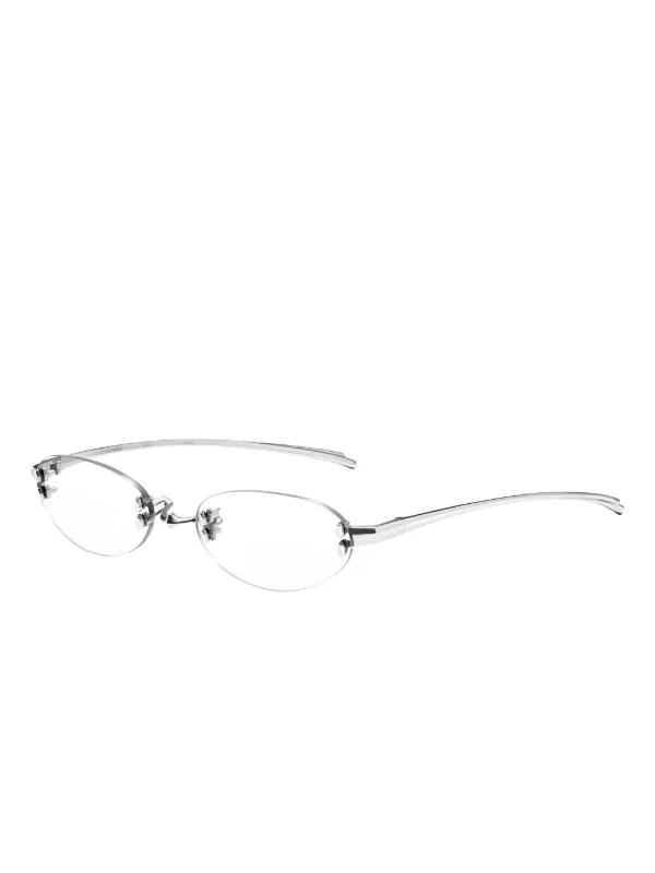 Gentle Monster Furi 02 Glasses | Silver | FARFETCH
