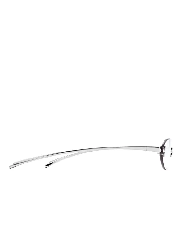Gentle Monster Furi 02 Glasses | Silver | FARFETCH CA