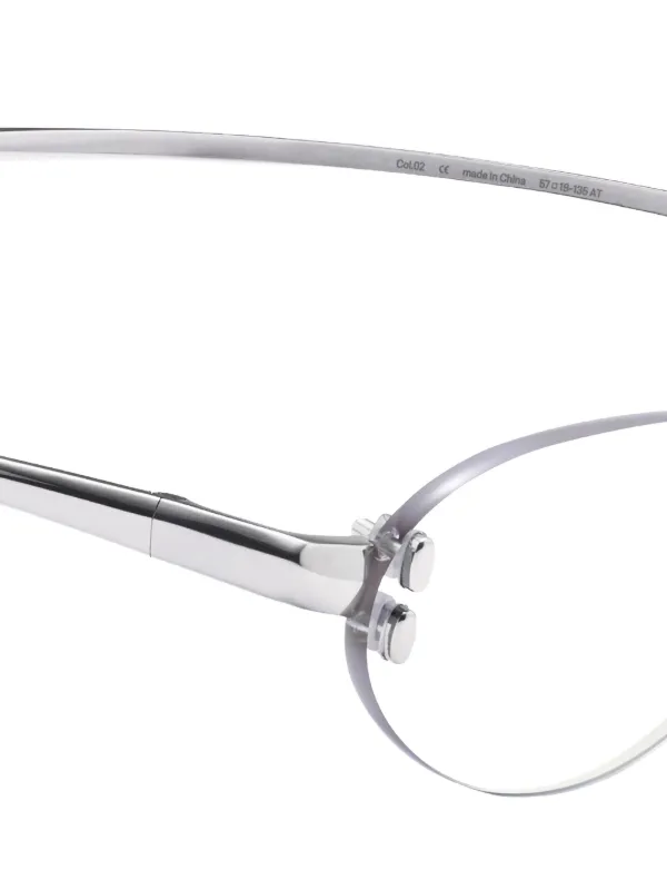 Gentle Monster Furi 02 Glasses | Silver | FARFETCH