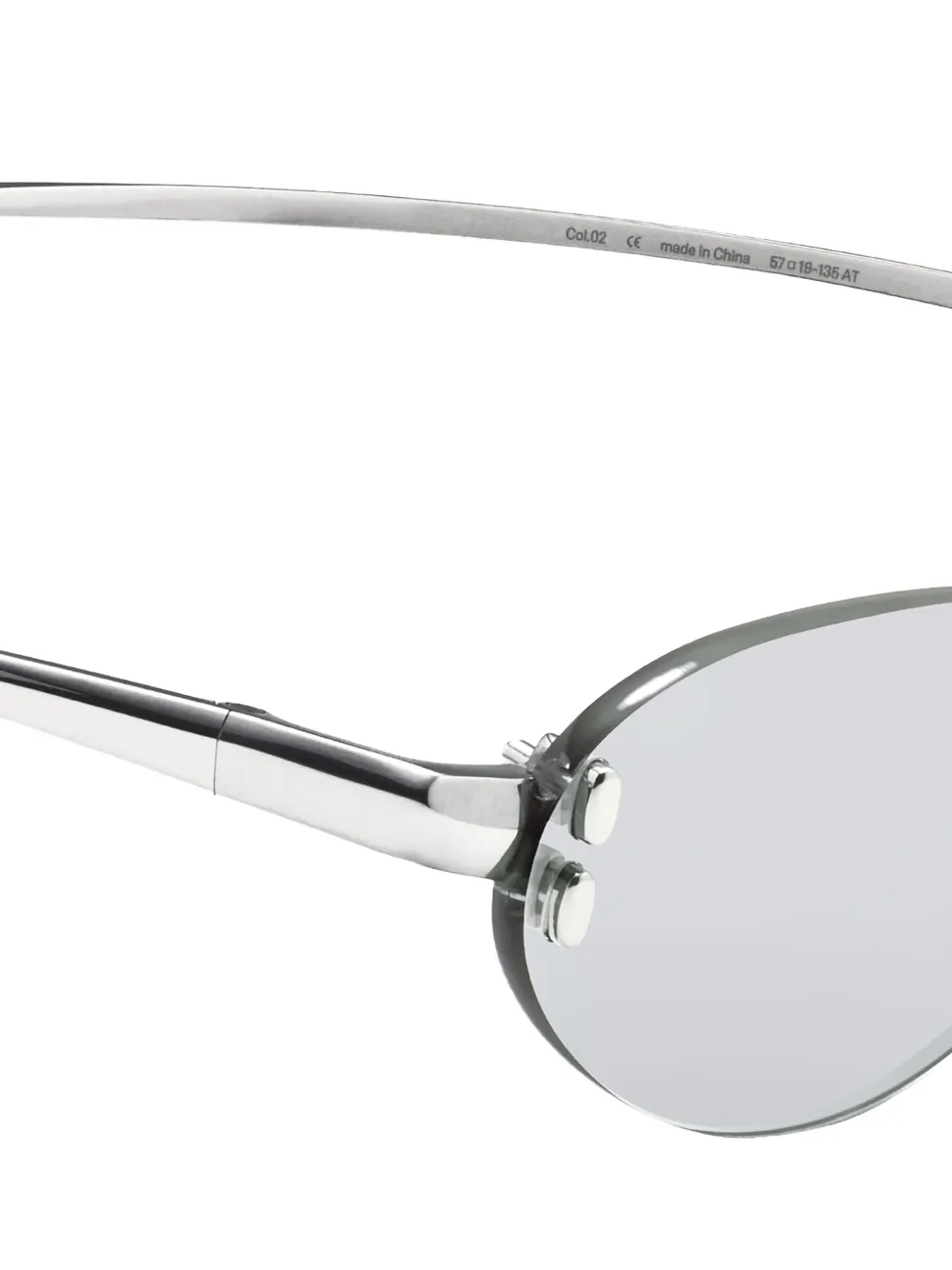 Gentle Monster Furi 02 zonnebril Zilver