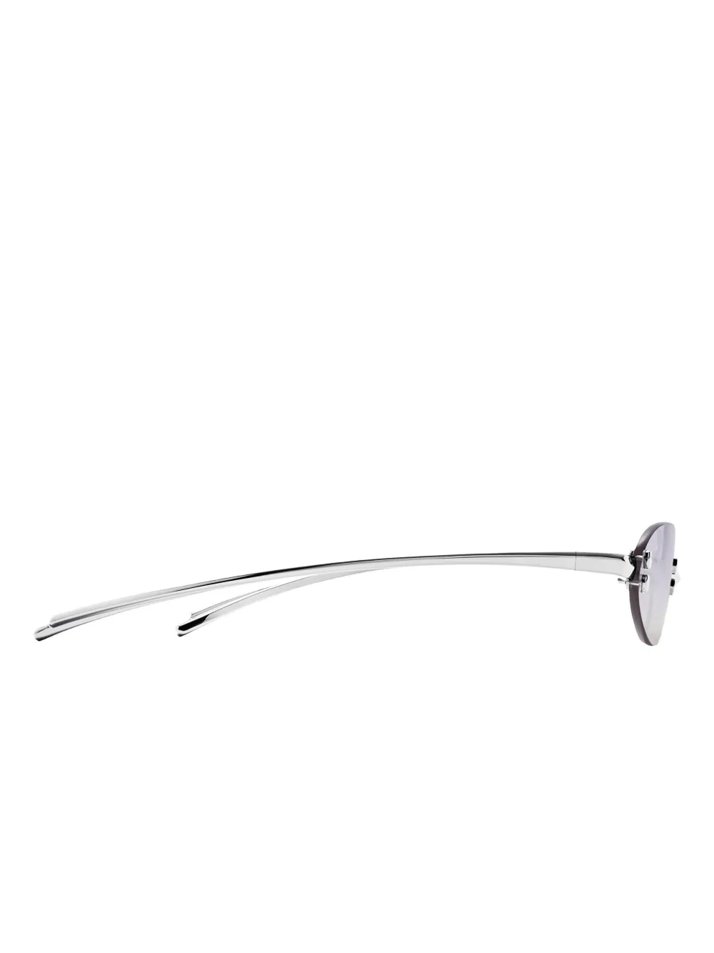 Gentle Monster Furi 02 zonnebril met ovalen montuur Paars