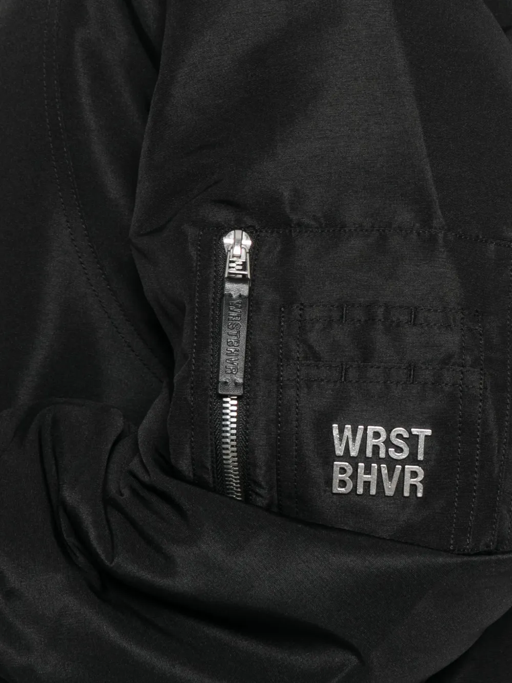 Wrstbhvr Zip-pocket Jacket In Black