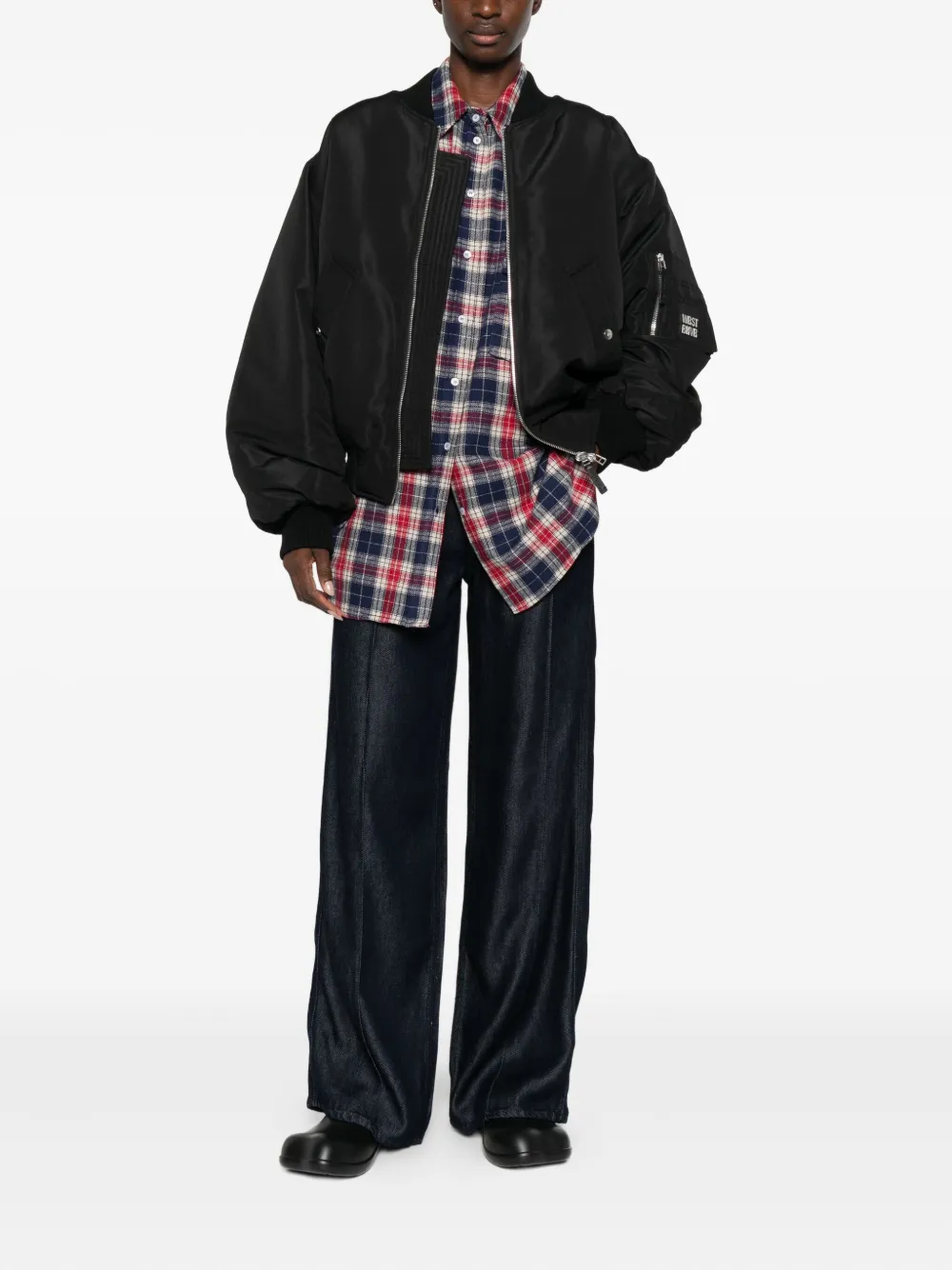 WRSTBHVR Jaqueta com zíper no bolso | Jaqueta bomber | Image 2