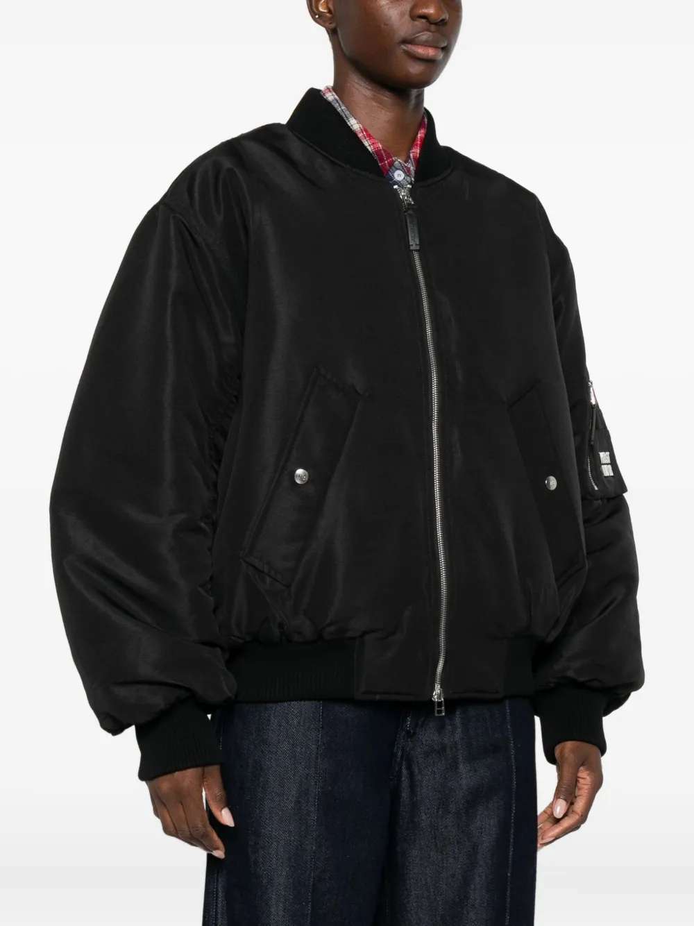 Wrstbhvr Zip-pocket Jacket In Black