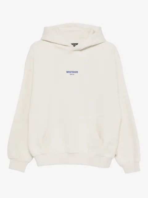 WRSTBHVR hoodie con detalle del logo